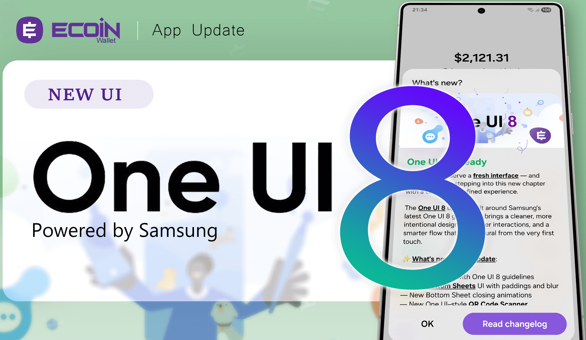 ECOIN Wallet launches One UI 8 powered by Samsung