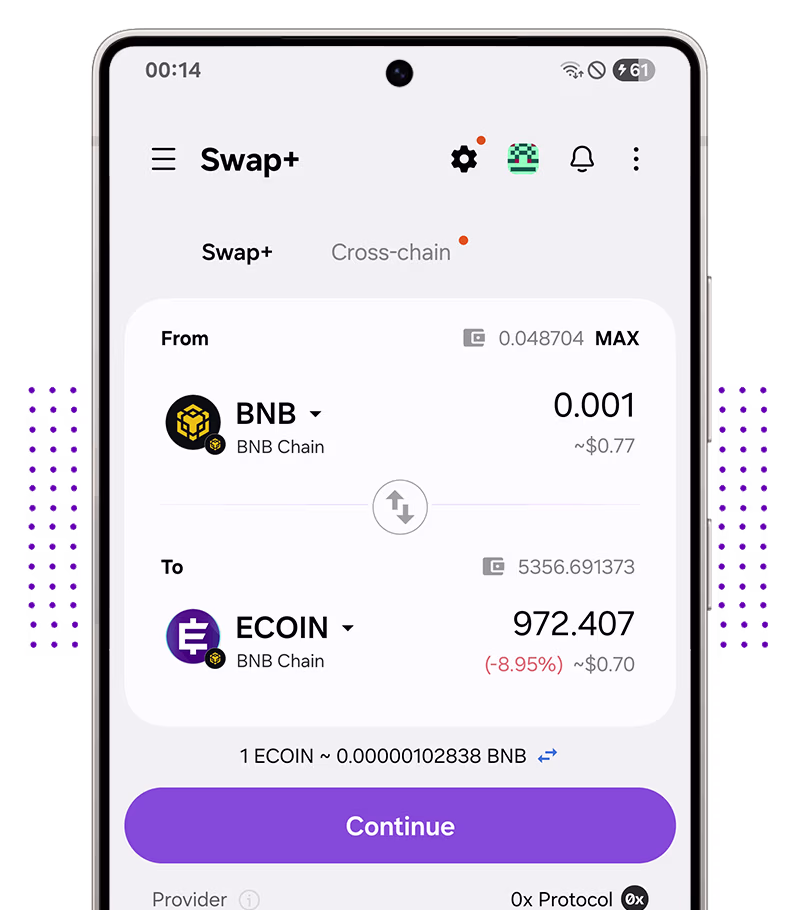 Swap+ Built-in